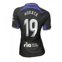 Atletico Madrid Alvaro Morata #19 Fußballbekleidung Auswärtstrikot Damen 2022-23 Kurzarm